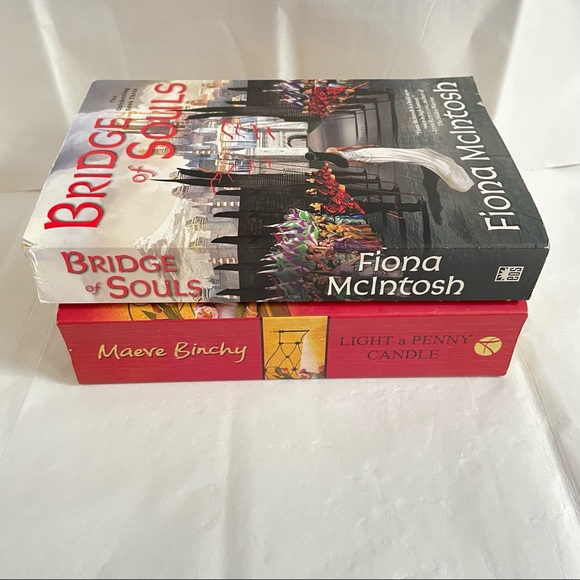 Lot of 2 Novel Book fiction Romance Fantasy Bridge of Souls Light a Penny candle - Picture 2 of 4